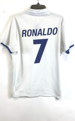 Fly Emirates Real Madrid Ronaldo #7 White Jersey - Size Large alternative image
