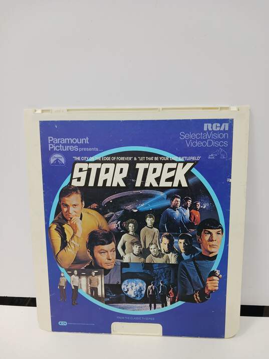 Vintage  RCA Star Trek SlectaVision Video Disc image number 1