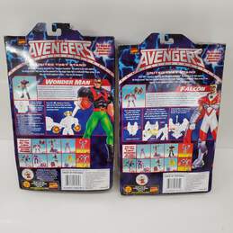 Vintage 1999 Marvel Comics The Avengers Action Figure Set Wonder Man and Falcon alternative image