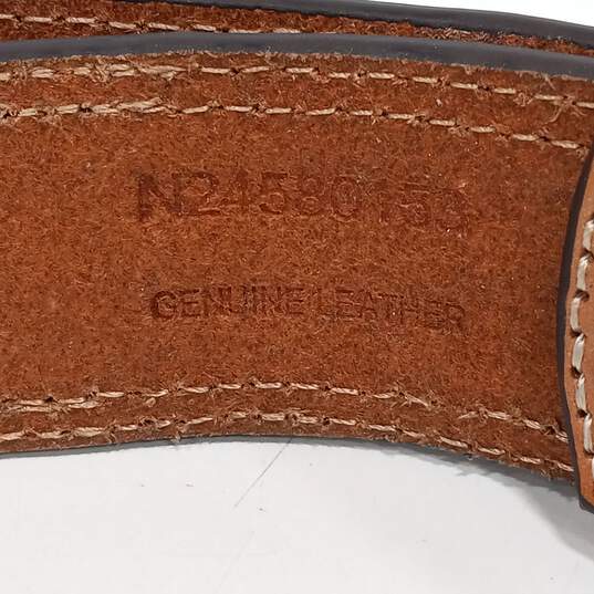 Nocona Brown Leather Belt Size 36 image number 4