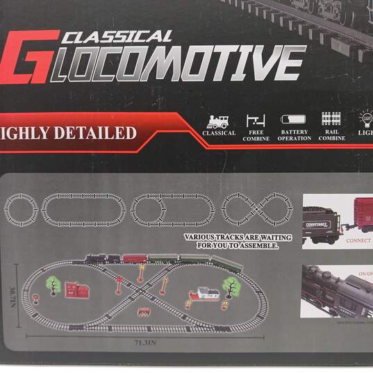Classical Glocomotive Train Set In Box image number 3
