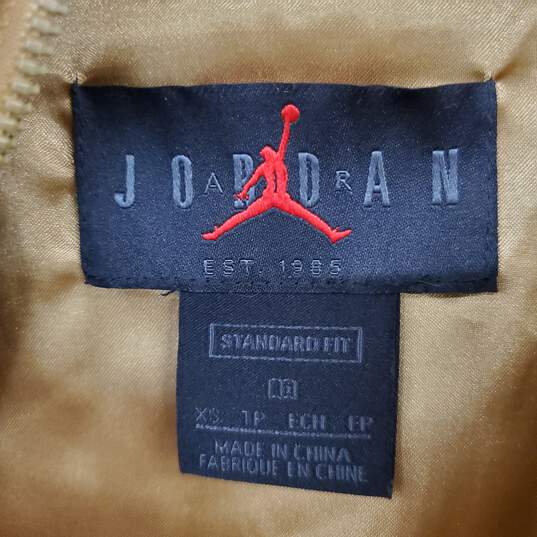 Jordan Leopard Patterned Faux Fur Full Zip Hooded Jacket WM Size XS image number 3