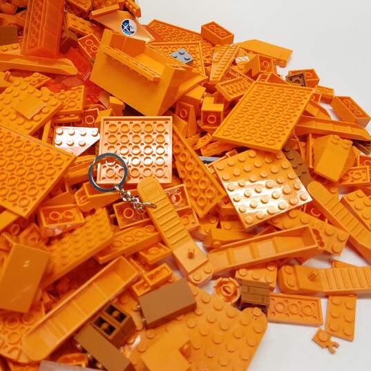 Lego Block ALL ORANGE Pieces Lot image number 4