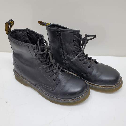 Dr Martens Black Leather Boots image number 1