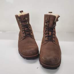 UGG Australia Men's 'Hannen' Brown Leather Shearling Lined Hiking Boots Size 13 alternative image