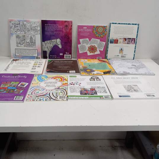 Bundle of 12 Assorted Adult Coloring Books image number 2