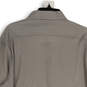 NWT Mens Brown Geometric Spread Collar Long Sleeve Button-Up Shirt Size XL image number 4