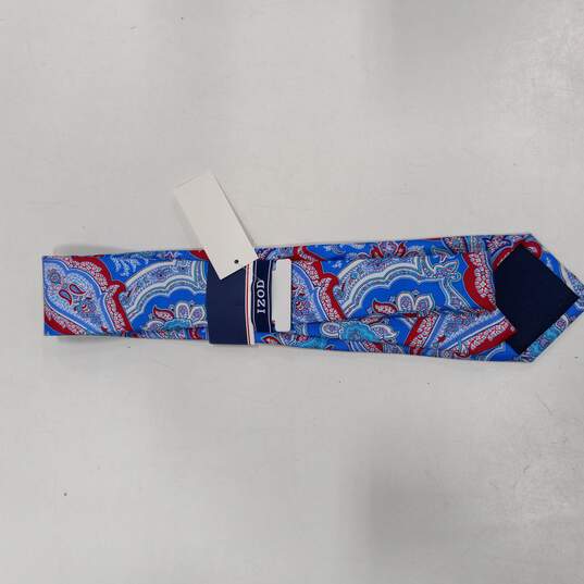 Izod Men's Blue/Red Paisley Tie - NIP & NWT image number 2