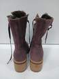Timberland Women's Sienna Purple Boots Size 7 image number 4