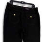 NWT Womens Black Denim Dark Wash Regular Fit Pockets Bootcut Jeans Size 16 image number 4