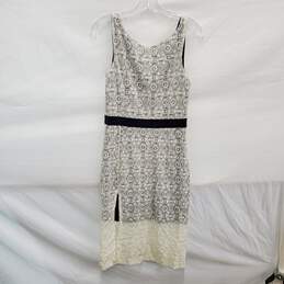 NWT Weston Lainey Lace Ivory & Black Midi Dress Size SM alternative image