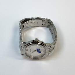 Designer Bulova Silver-Tone Water Resistant Quartz Analog Bracelet Wristwatch alternative image