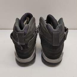 Air Jordan 8 Retro Chrome (2015) (GS) Athletic Shoes Black Silver 305368-003 Size 7Y Women Size 8.5 alternative image