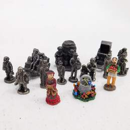 IRS Pewter Mini Figures Set of 15 Mixed Lot
