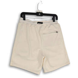 NWT Womens White The 7" Courtside Elastic Waist Sweat Shorts Size Small alternative image
