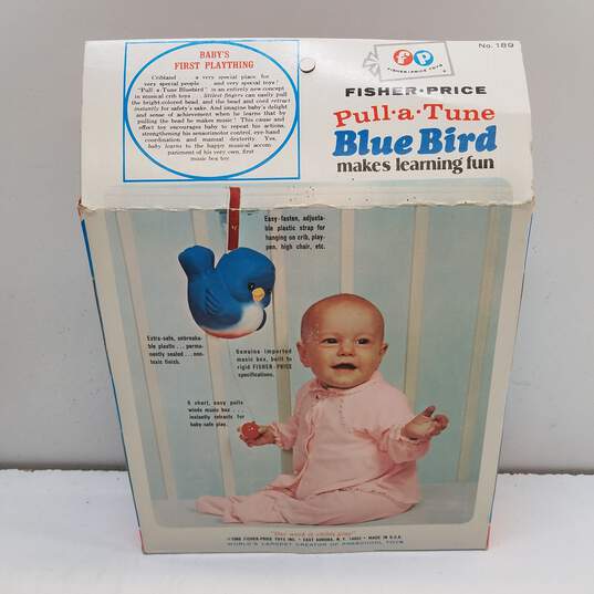 Fisher Price 1968 Pull a Tune Blue Bird image number 2