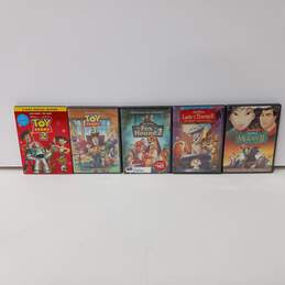Bundle of 5 Assorted Disney Animated DVD Movies