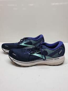 Brooks Ghost Blue Lace Up Athletic Sneakers Size 13 alternative image