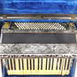 VNTG Unbranded 41 Key/120 Button Gray Piano Accordion w/ Hard Case image number 3