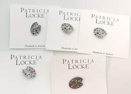 Patricia Locke Marwen Chicago 20th Anniversary Artist Palette Pin 46.1g