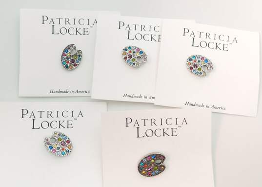 Patricia Locke Marwen Chicago 20th Anniversary Artist Palette Pin 46.1g image number 1