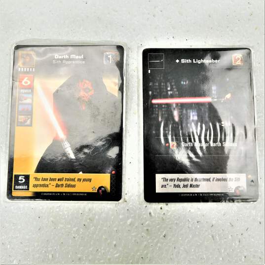 2 Boxes Young Jedi Collectible Darth Maul Obi Wan Kenobi Star Wars Card Game image number 2