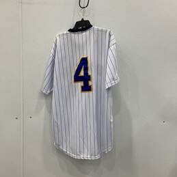 NWT Mitchell & Ness Mens Multicolor Milwaukee Brewers #4 Baseball Jersey Size 54 alternative image