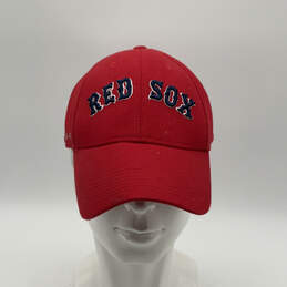 Mens Red Dri Fit Red Sox Legacy91 Lightweight Golf Hat One Size Fits Most