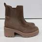 Dolce Vita Tattler Women's Brown Leather Platform Boots Size 10 image number 1