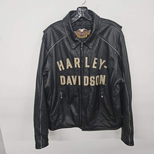 Harley-Davidson An American Legend Black Leather Jacket image number 1