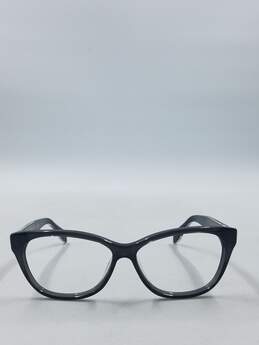 Alexander McQueen Smoke Oval Eyeglasses alternative image
