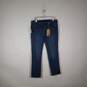 NWT Womens Medium Wash Premium Denim Straight Leg Jeans Size 13 image number 1