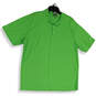 Mens Green Dri-Fit Golf Collared Short Sleeve Pullover Polo Shirt Size XL image number 1
