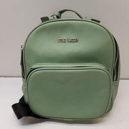 Steve Madden Mini Tassel Fringe Backpack Sage Green
