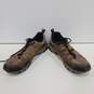 Mens Midland 1QM00014-241 Brown Lace Up Low Top Round Toe Hiking Shoes Size 10.5 image number 1