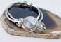 Ladies Vintage Hamilton 14K White Gold 0.04 CTTW Diamond Case Gold Filled Band 22 Jewels Wrist Watch 14.4g image number 4