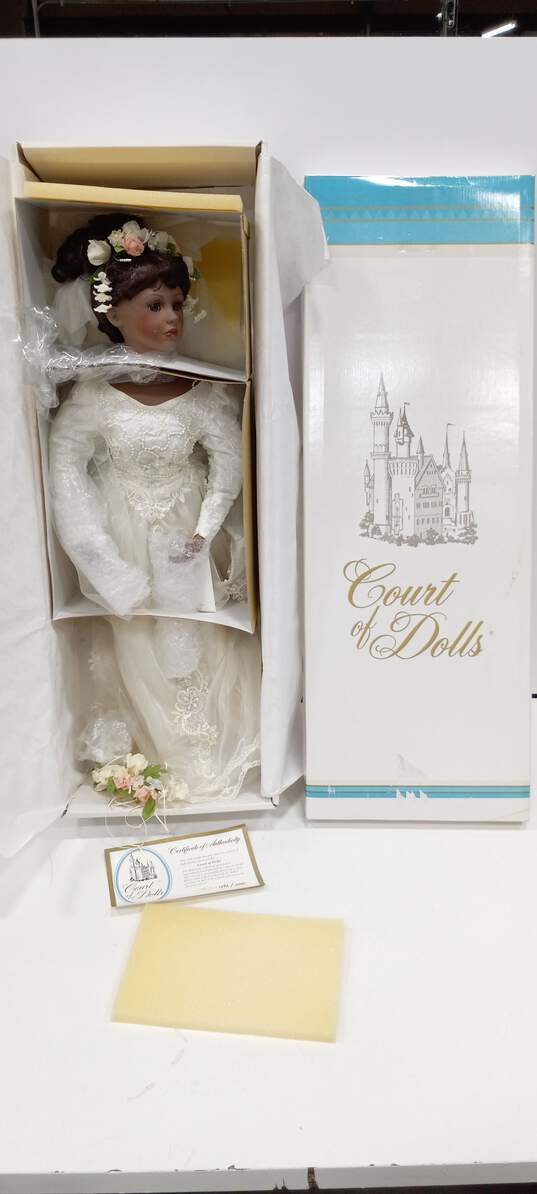 Court of Dolls Andrea Porcelain Doll w/Box Number 1296/2000 image number 1
