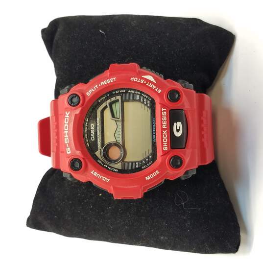 Pakket echtgenoot slagader Buy the Casio G-Shock G-7900A Red & Black W/ Moon Tide & Temp Display Watch  | GoodwillFinds