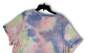 NWT Womens Multicolor Ombre Short Sleeve V-Neck Pullover Blouse Size 22/24 image number 2