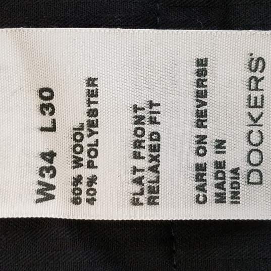 Dockers Men Dark Olive Dress Pants M NWT image number 3