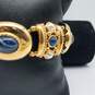 Joan Rivers Gold Tone Asst. Gemstone Statement 7 1/2" Bracelet 74.4g image number 4
