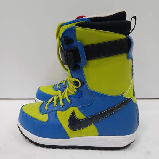 Men's Green & Blue Nike Boots Size 9 image number 2