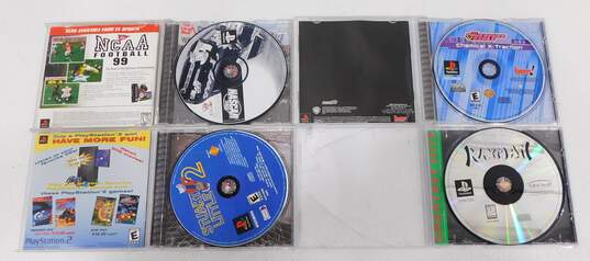 Sony Playstation with 4 Games Rayman image number 2