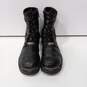 Men's Black Leather Boots Size 10M image number 1