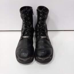 Men's Black Leather Boots Size 10M