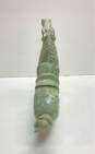 Stone Horse Statue Hand Crafted Oriental Green Stone Folk Art Sculpture image number 5