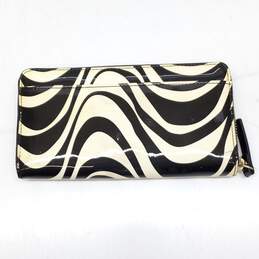 Kate Spade Zebra Print Patent Leather Wallet alternative image