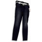 NWT Womens Blue Medium Wash Regular Fit Pockets Denim Skinny Jeans Size 27 image number 1