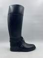 Authentic Givenchy Black Knee-High Rain Boot W 10 image number 1