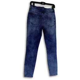 NWT Womens Blue Medium Wash Stretch Pockets Denim Skinny Jeans Size 29 alternative image